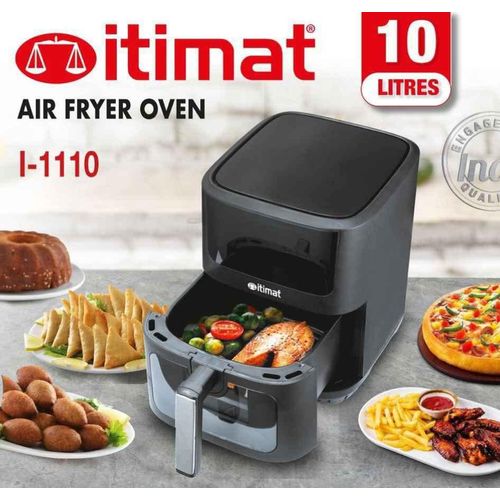 Itimat AIR FRYER sans huile, avec écran tactile LED, 10 L, 2400W