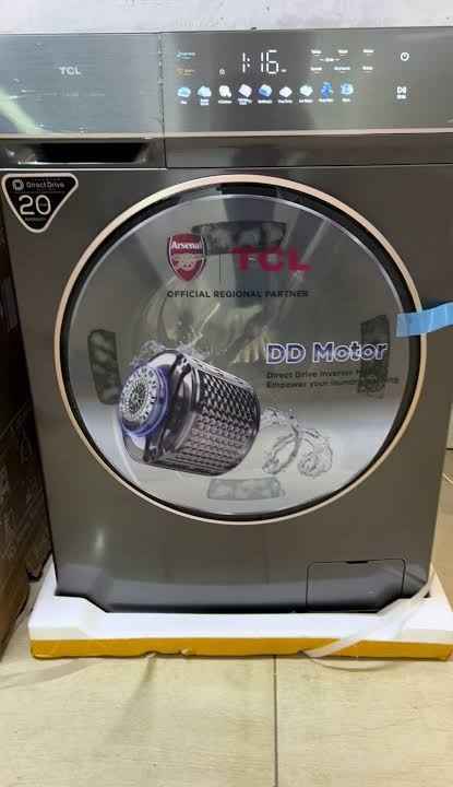 MACHINE A LAVER TCL SECHANTE 10KG/7KG GRIS FONCÉ
